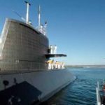 Conventional submarine centre of gravity moves East Conventional submarine centre of gravity moves East