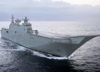 AUSTRALIAN AND INDIAN DEFENCE INDUSTRY TEAM-UP ON BOARD HMAS CANBERRA HMAS Canberra DMO