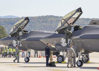 Air National Guard Receives its First Two F-35 Aircraft F 35 VTANG4