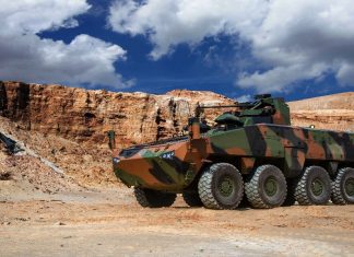 PARAMOUNT GROUP AND INDONESIA’S PT PINDAD COLLABORATE ON ARMOURED VEHICLE SYSTEMS Mbombe 8 blue sky