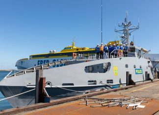 Fiji receives patrol boat from Australia Guardian class patrol boat 20200225ran8112562 175