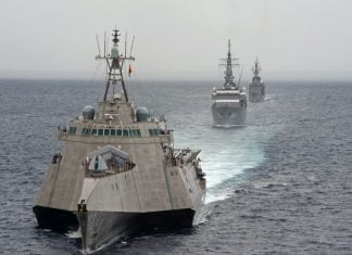 U.S., Japan Navies Exercise Together in South China Sea 200623 N WP865 9993