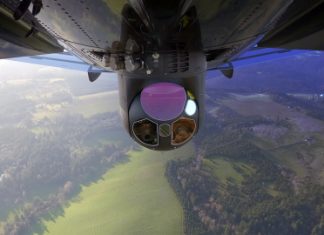 FLIR Unveils Innovative ‘380X’ Upgrade for its Star SAFIRE Long-Range Imaging Systems FLIR 380X in flight