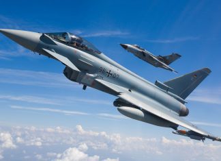 Airbus to upgrade training capabilities of German Eurofighter pilots German Eurofighter front and Tornado back in Formation Copyright Andreas Zeitler Airbus