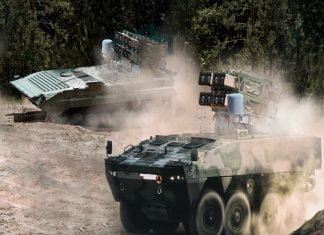 RAFAEL unveils Multi-Missile SPIKE NLOS Launcher Configuration SPIKE NLOS for Tank Destroyer