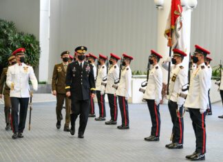Chief of Staff of the US Army Makes Introductory Visit to Singapore 11jul20 nr 1