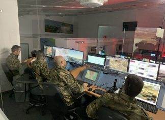 IDF Commences Training in Elbit Systems’ New Brigade and Battlegroup Mission Training Center B2MTC Training Hall