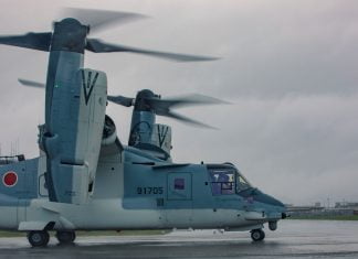 FIRST BELL BOEING V-22 OSPREY DELIVERED TO JAPAN V 22 Departs MCAS Iwakuni scaled
