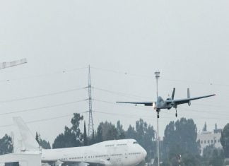 Israel Aerospace Industries Makes History with its Heron UAV Landing at Ben Gurion Airport IAI Heron2 alon ron