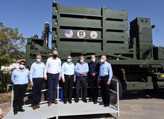 The Israel Ministry of Defense has Delivered an Iron Dome Battery Developed by Rafael to the U.S. Army Iron Dome delivery