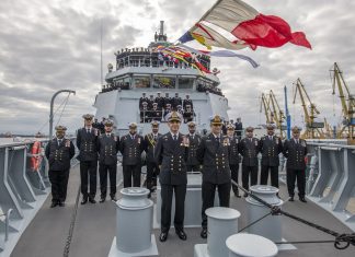 Pakistan Navy vessel PNS Tabuk commissioned in Romania PNS Tabuk Commissioning Ceremony LR