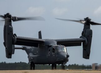 THE BELL BOEING V-22 OSPREY SOARS PAST 600,000 FLEET FLIGHT HOURS 200603 F UB429 1005