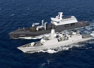 Damen Shipyards Galati lays keel of Combat Support Ship Combat Support Ship Artists impression