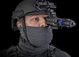 UK Ministry of Defence (MoD) selects Thermoteknix state-of-art thermal imaging clip-on systems to enhance night-time soldier combat GBP DarkBack 016