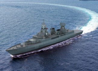 HENSOLDT wins contract to equip German F124 frigates with new radars F124 TRS 4D LR Grafik red 1