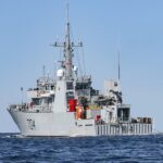Elbit Systems Awarded $56 Million in Contracts to Supply Underwater Warfare Capabilities to an Asian-Pacific Navy Illustration of the TRAPS towed reel able active passive sonar onboard a vessel