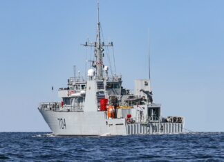 Elbit Systems Awarded $56 Million in Contracts to Supply Underwater Warfare Capabilities to an Asian-Pacific Navy Illustration of the TRAPS towed reel able active passive sonar onboard a vessel