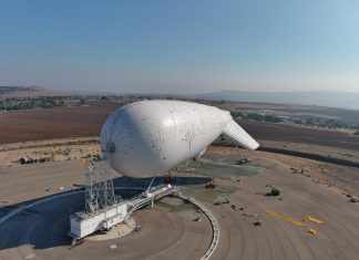 Israel Missile Defense Organization Initiates Testing for Deployment of an “Elevated Sensor” HAAS 1