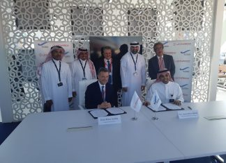 Saudia Aerospace Engineering Industries (SAEI) and Leonardo sign maintenance services MOA Leonardo SAEI signing