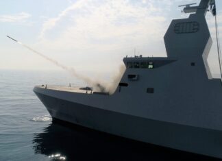 RAFAEL Conducts Successful Live Fire Test of C-GEM Naval System on Israeli Navy Saar 6 Corvette CGEM DECOY