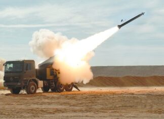 KMW and Elbit Systems Sign Rocket Artillery Cooperation Agreement Elbit Rocket Artillery MLRS 1