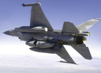 Collins Aerospace completes first flight of next-generation MS-110 sensor F 16 with MS 110 1