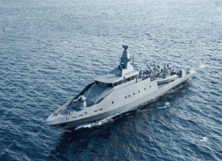 EDGE entity ADSB unveils a 51m offshore patrol vessel at Indo Defence 2022 Image ADSB unveils 51m OPV at Indo Defence 2NOV