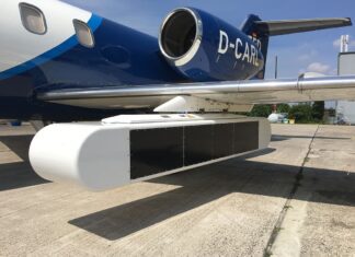 HENSOLDT develops SIGINT pod demonstrator for Eurodrone SIGINT Pod GFD red