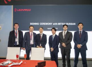 Mitsui Bussan Aerospace signs for six AW139 helicopters further strengthening the type’s market leadership in Japan Mitsui Bussan Heli Expo 2023 signing ceremony