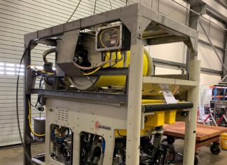 FET to supply two light work-class ROVs to major Asian Navy FETs Comanche observation class ROV ready to be transported from its Kirbymoorside facility in North Yorkshire scaled