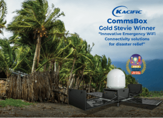 Kacific Wins the Gold Stevie® Award for CommsBox: Picture 1