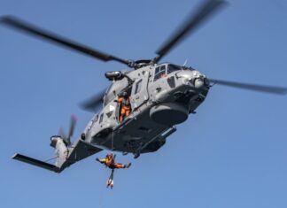 Airbus and KONGSBERG to cooperate on helicopter maintenance services in Norway NH90 Kystvakt 750x536 1