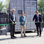 HENSOLDT develops hydrogen solution to increase the energy autonomy of industrial sites Pilot plant inaugurated in Kiel Opening ceremony Giraud Quint Immisch scaled 1