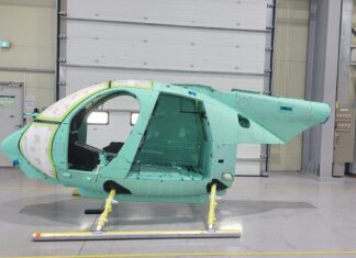 Korean Air delivers first fuselage for Boeing AH-6 helicopter program Photo AH 6 Helicopter Fuselage scaled