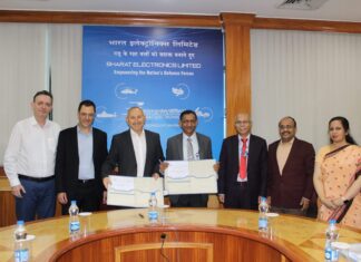 BEL & IAI sign MoU to tap opportunities in Short Range Air Defence Systems’ domain Signing Ceremony 1 scaled 1