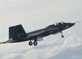 KAI is exhibiting at Seoul ADEX 23 17 – 22 Oct Seoul Airport KF 21 prototype 6 first flight 230628 1 scaled