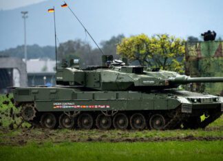 Trophy APS selected as the baseline APS of the new Leopard 2 A8 MBT configuration with first contracts awarded for Germany and Norway Tank Leopard 2A7 NATO Days 2022 second angle
