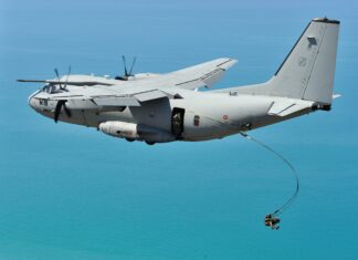THE C-27J SPARTAN GLOBAL FLEET SETS MAJOR MILESTONE ACHIEVING 250,000 FLIGHT HOURS IN OPERATIONS C 27J 05 CREDIT AM TroupeAzzurra scaled