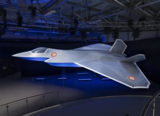 GLOBAL COMBAT AIR PROGRAMME PARTNERS UNVEIL NEW CONCEPT MODEL GCAP Italy