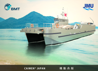 Japan Marine United and BMT Announce Contract Award for Japan NG1192 Caimen Japan Render 1620x1080 Banner 13JAN2025