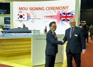 Cohort and Hanwha Ocean Sign MoU to Pursue Thai Frigate and Export Shipbuilding Programmes Cohort PLC and Hanwha Ocean MoU signing D&S 2025