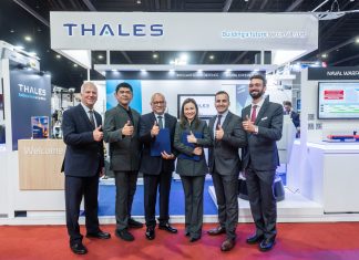 Thales to Upgrade the Royal Thai Navy’s HTMS Chakri Naruebet Aircraft Carrier Thales x UCS Signing Image 1